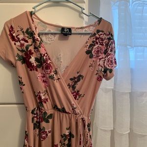 Floral Wrap dress
